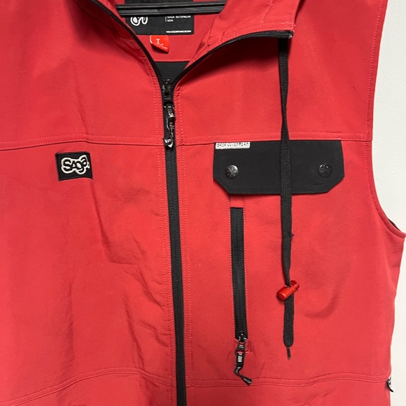 Saga Outerwear Classic Snowboarding Vest Mens Sz L - Picture 6 of 11